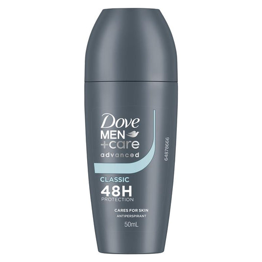 Dove Men+ Care Antiperspirant Deodorant 48h Roll On Classic 50ml