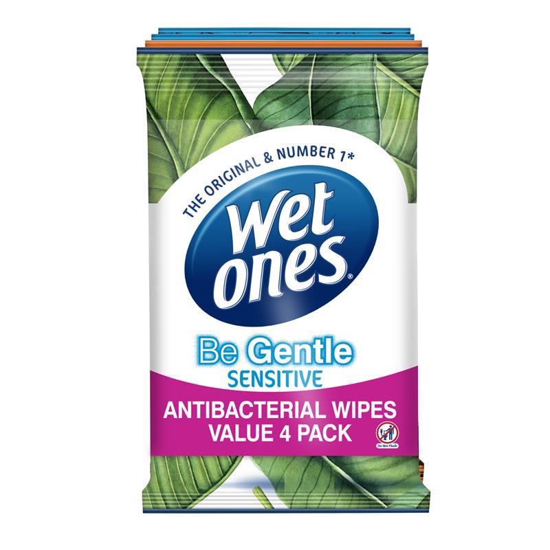 Load image into Gallery viewer, Wet Ones Be Gentle Sensitive Value 4 Pack
