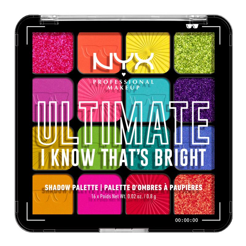 Load image into Gallery viewer, NYX Ultimate Shadow Palette 16-Pan I Know That'S Bright
