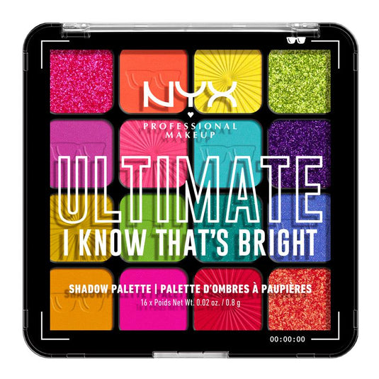 NYX Ultimate Shadow Palette 16-Pan I Know That'S Bright