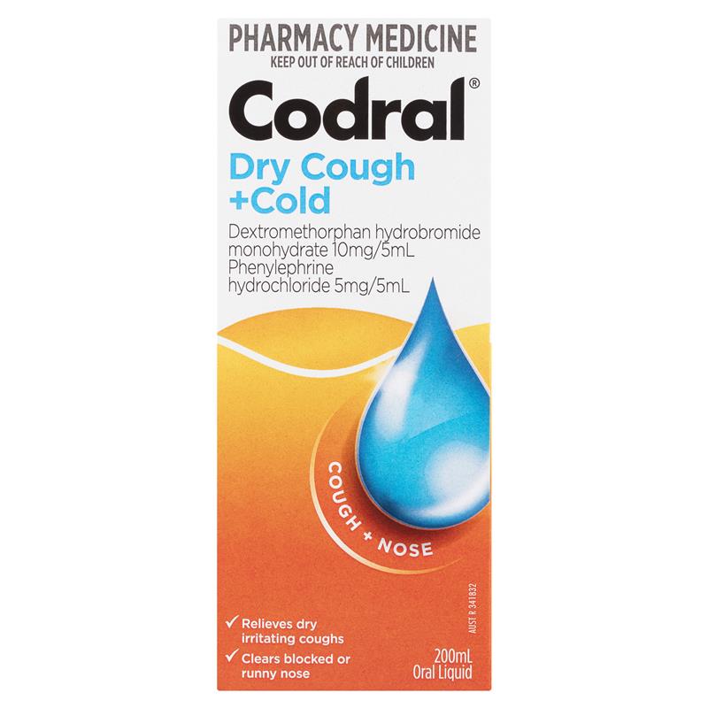 Load image into Gallery viewer, Codral Dry Cough &amp; Cold 200ml
