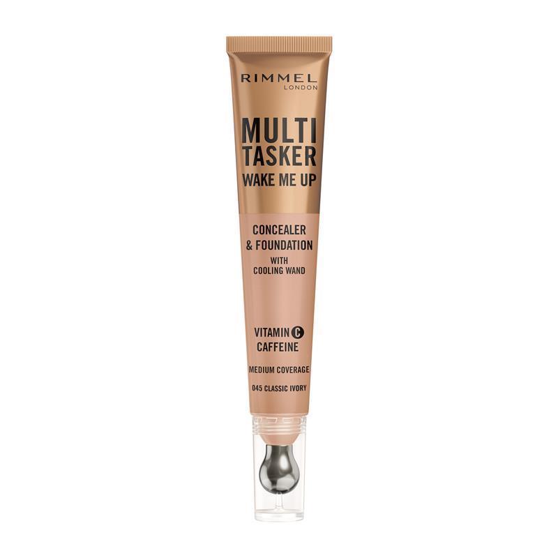 Load image into Gallery viewer, Rimmel Multi Tasker Wake Me Up Concealer &amp; Foundation 045 Classic Ivory
