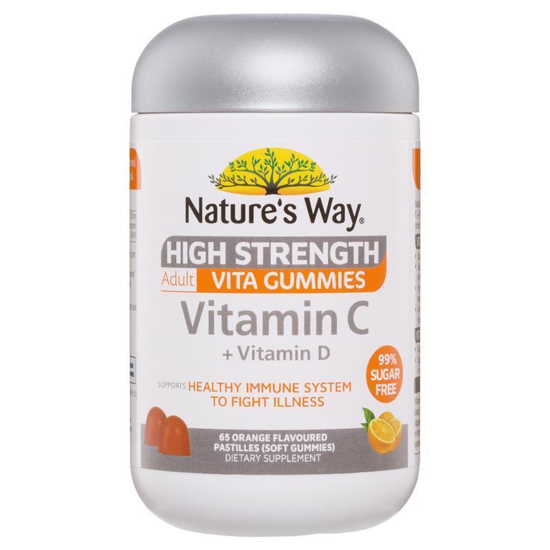 Load image into Gallery viewer, Nature's Way Adult Vita Gummies Sugar Free High Strength Vitamin C 65 Gummies
