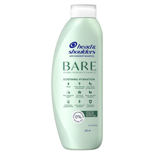 Head & Shoulders BARE Soothing Hydration Shampoo 400ml