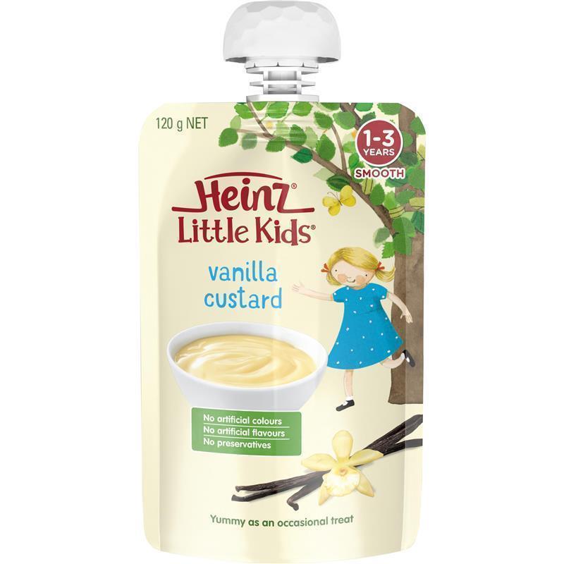 Load image into Gallery viewer, Heinz Little Kids Vanilla Custard 120g

