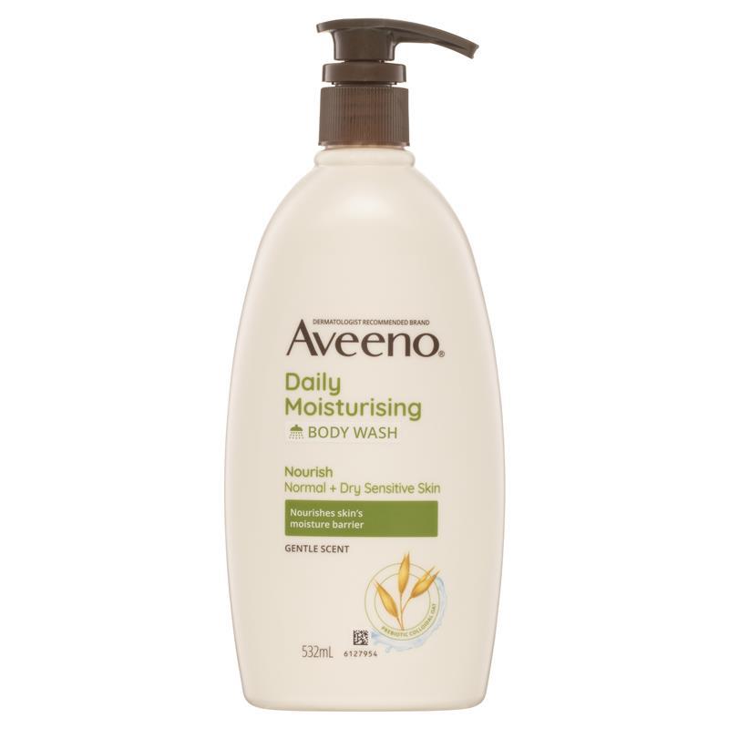 Load image into Gallery viewer, Aveeno Daily Moisturising Light Fragrance Body Wash 532ml
