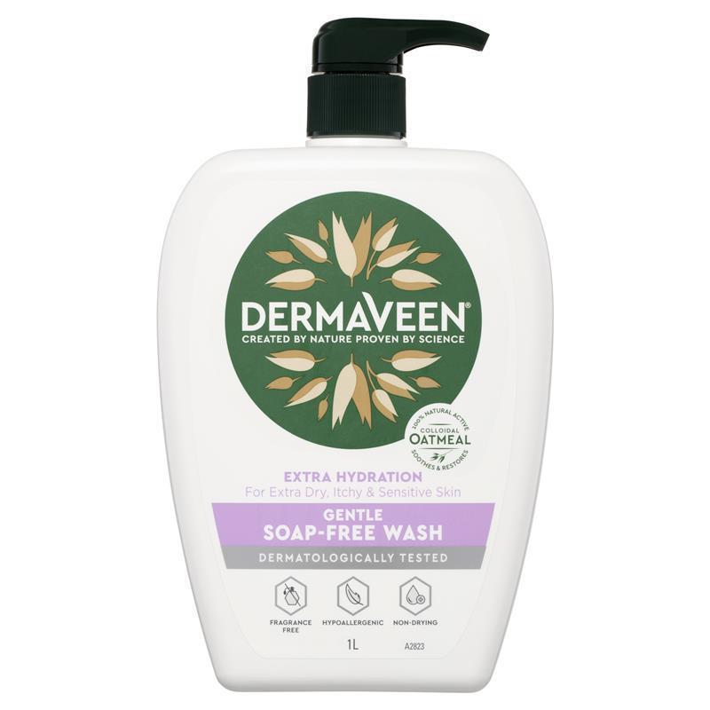 Load image into Gallery viewer, DermaVeen Extra Hydration Gentle Soap Free Wash 1L
