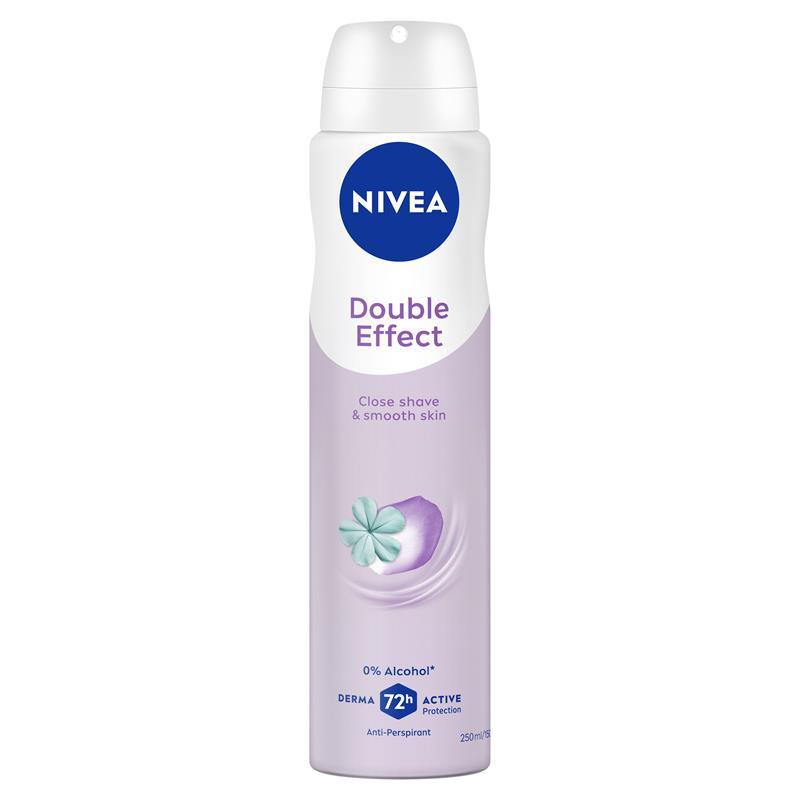 Load image into Gallery viewer, NIVEA Double Effect Aerosol Deodorant 72H Protection 250ml
