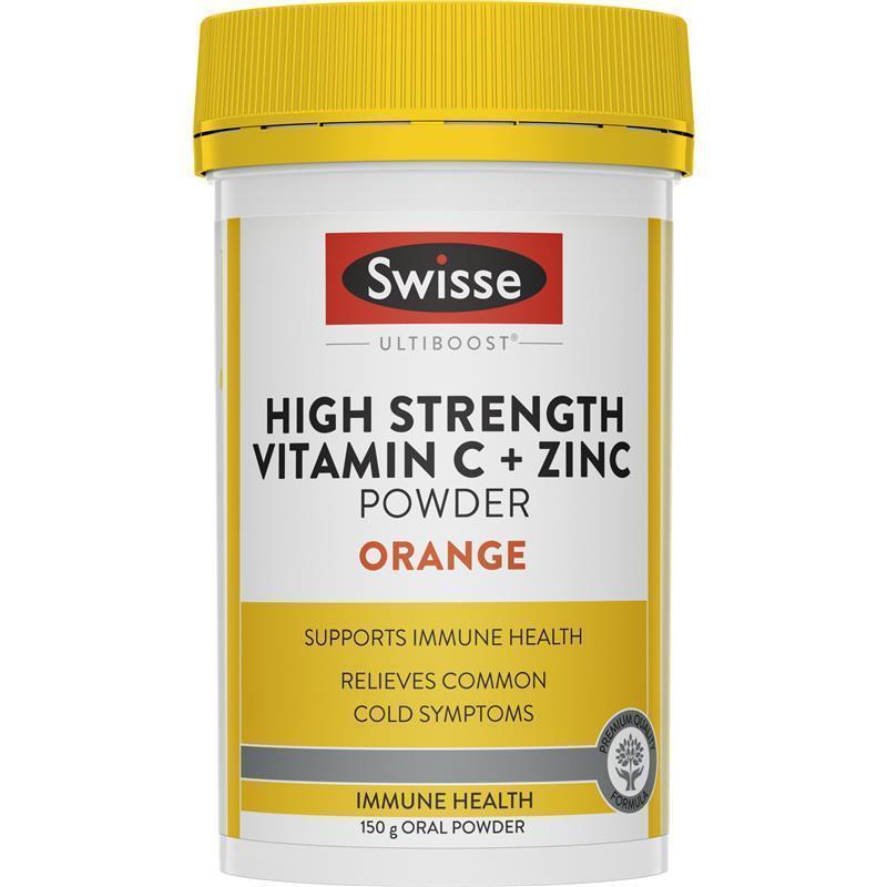 Load image into Gallery viewer, Swisse Vitamin C + Zinc Powder Orange 150g
