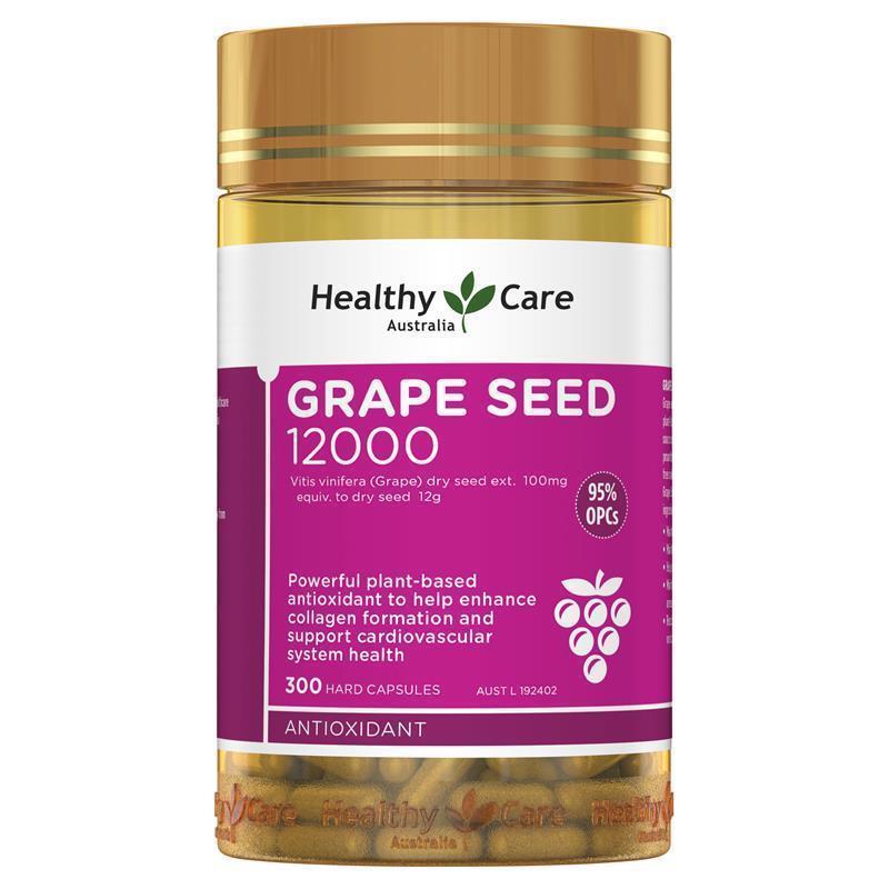 Load image into Gallery viewer, Healthy Care Grape Seed Extract 12000 300 Capsules
