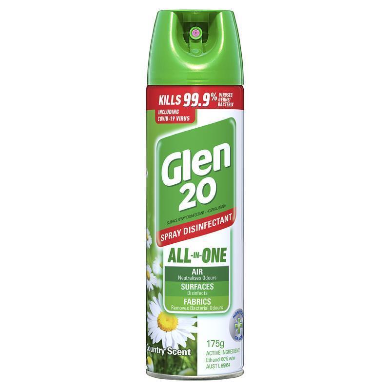 Load image into Gallery viewer, Glen 20 Spray Disinfectant Country Scent 175g

