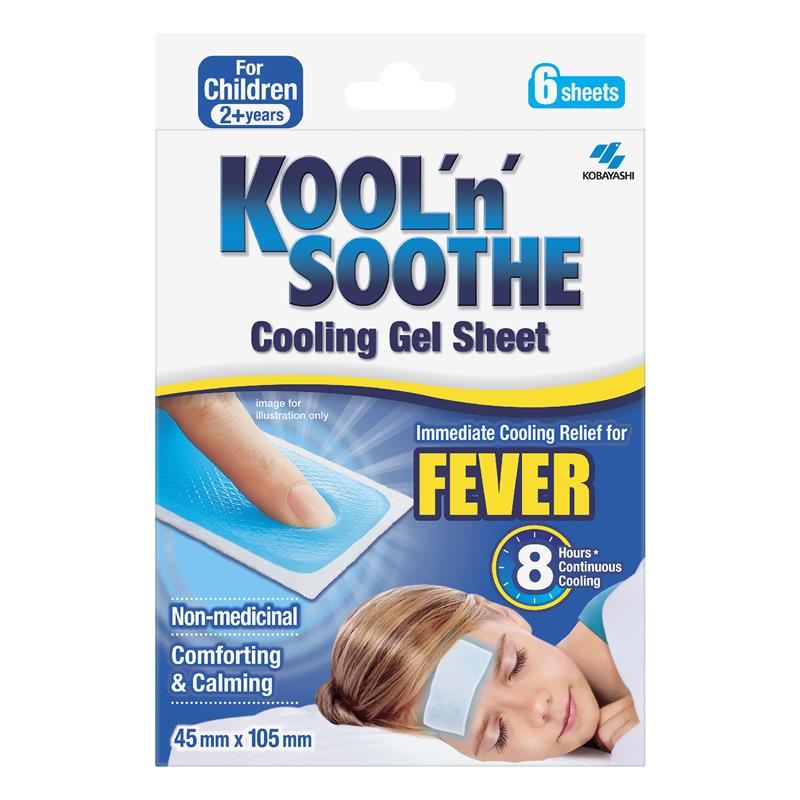 Load image into Gallery viewer, Kool n Soothe Kids Fever Relief - 6 Sheets
