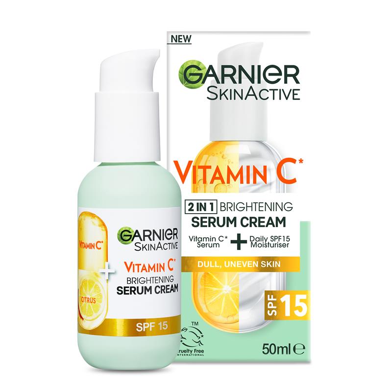 Load image into Gallery viewer, Garnier Skin Active Vitamin C Serum Cream 50ml
