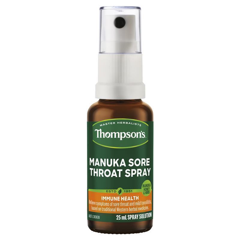 Load image into Gallery viewer, Thompson's Manuka Sore Throat Spray 25ml

