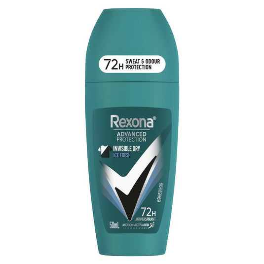 Rexona Men Advanced Antiperspirant Roll On Invisible Dry Ice Fresh 50ml