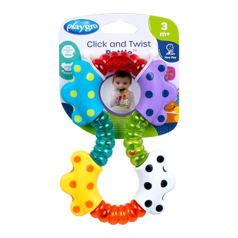Load image into Gallery viewer, Playgro Click and Twist Rattle
