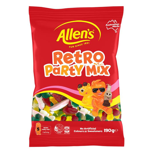 Allens Retro Party Mix 190g
