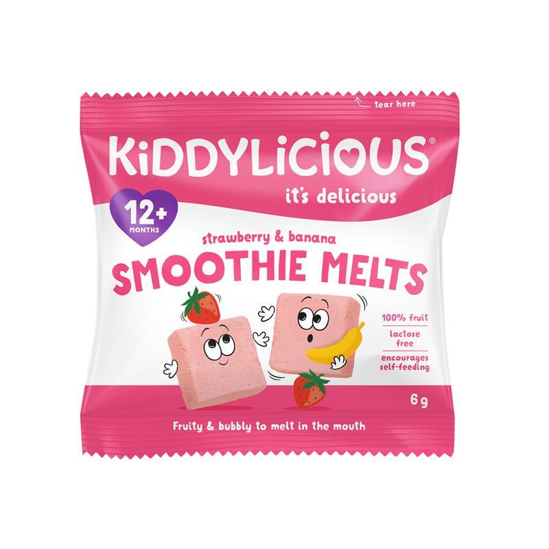 Load image into Gallery viewer, Kiddylicious Melts Strawberry and Banana 6g
