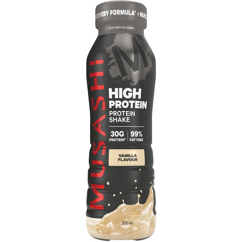 Load image into Gallery viewer, Musashi High Protein Vanilla 375ml
