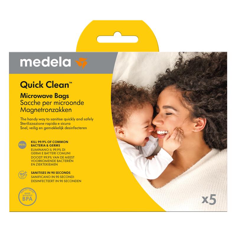 Load image into Gallery viewer, Medela Quick Clean Microwave Bags 5 Pack
