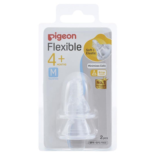 Pigeon Flexible Peristaltic Nipple M 2 Pack