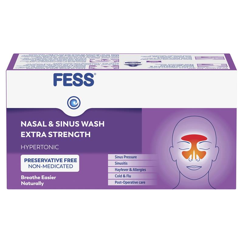 Load image into Gallery viewer, Fess Nasal &amp; Sinus Wash Extra Strength Refill 24 Sachets
