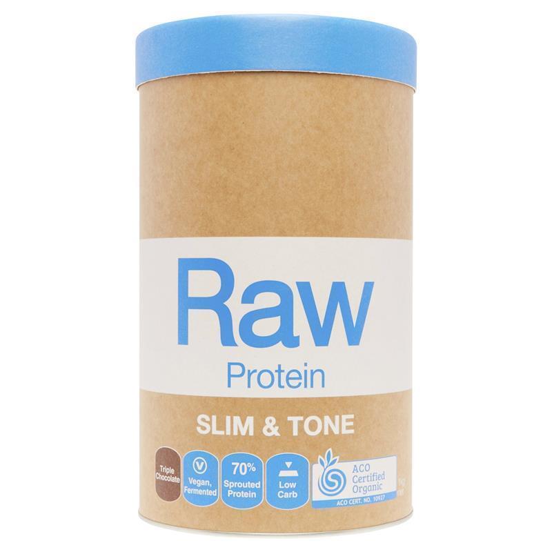 Load image into Gallery viewer, Amazonia RAW Protein Slim &amp; Tone Triple Chocolate 1kg
