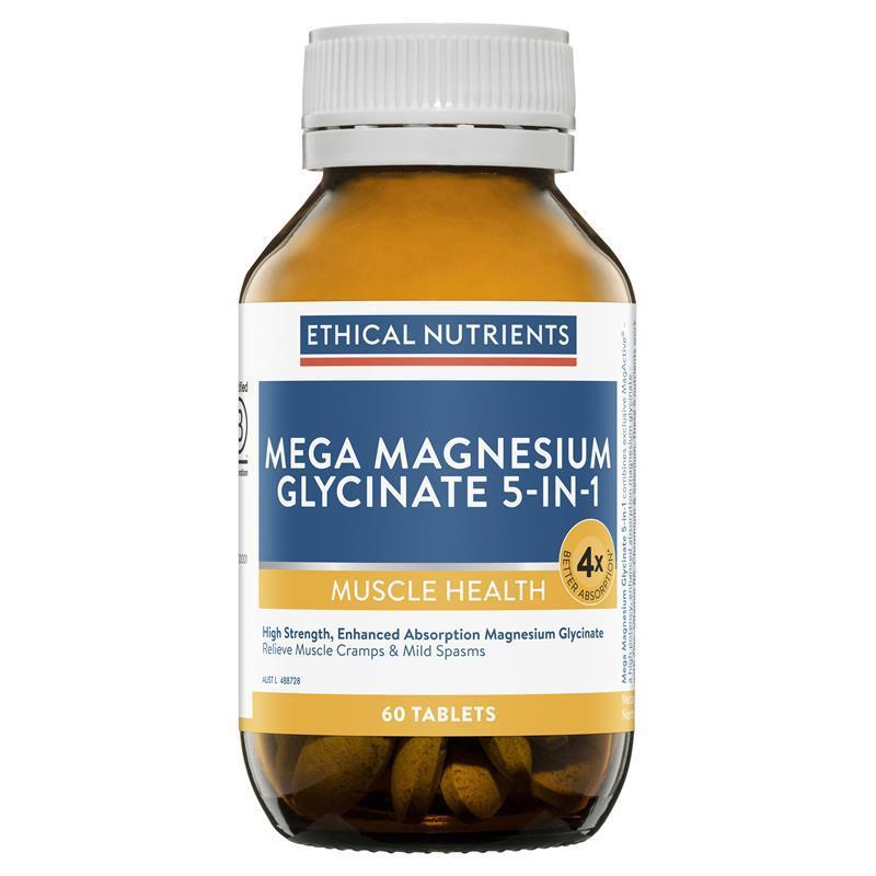 Load image into Gallery viewer, Ethical Nutrients Mega Magnesium Glycinate 5-in-1 60 Tablets
