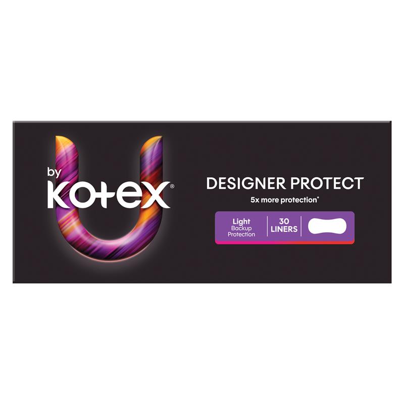 Load image into Gallery viewer, U by Kotex Designer Series Liners Protect 30 Pack

