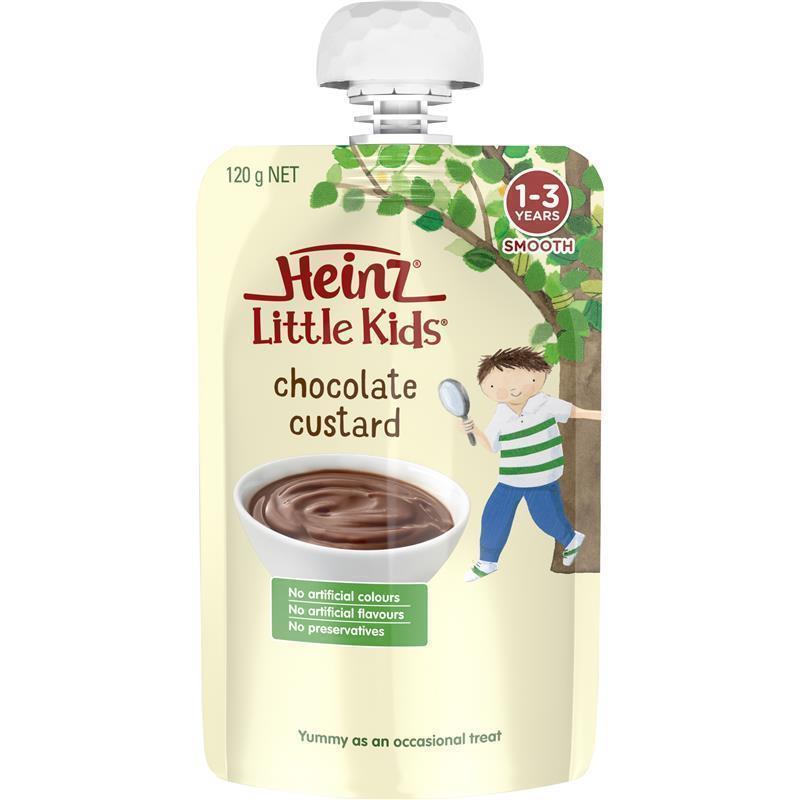 Load image into Gallery viewer, Heinz Little Kids Chocolate Custard 120g
