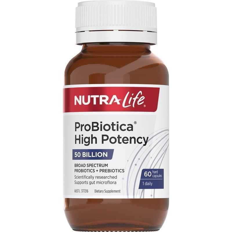 Load image into Gallery viewer, Nutra-Life Probiotica High Potency 60 Capsules Exclusive Size
