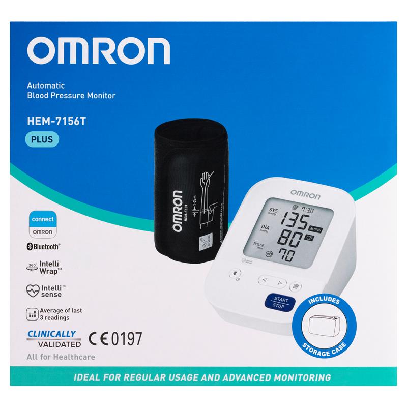 Load image into Gallery viewer, Omron HEM7156T Plus Blood Pressure Monitor
