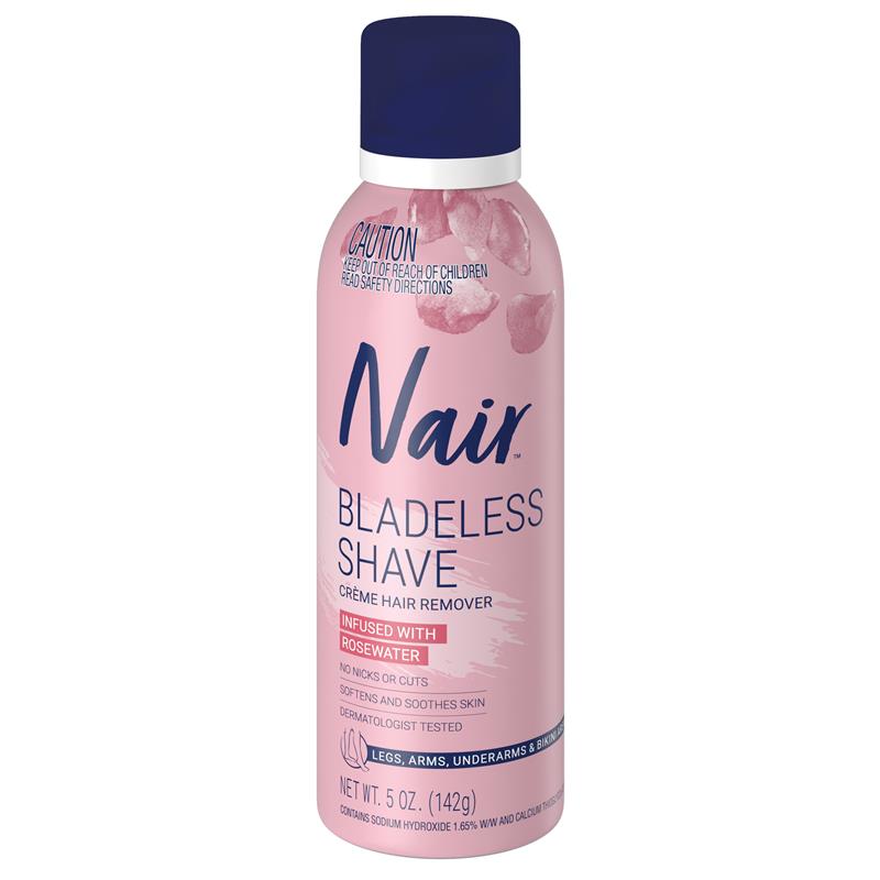 Load image into Gallery viewer, Nair Bladeless Shave Rosewater 142g
