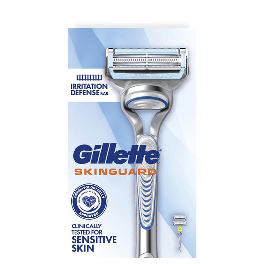 Gillette Skinguard Manual Razor + 2 Blade Refills