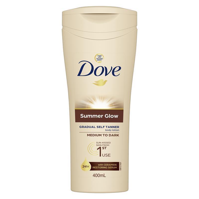 Load image into Gallery viewer, Dove Summer Glow Medium - Dark Skin 400ml
