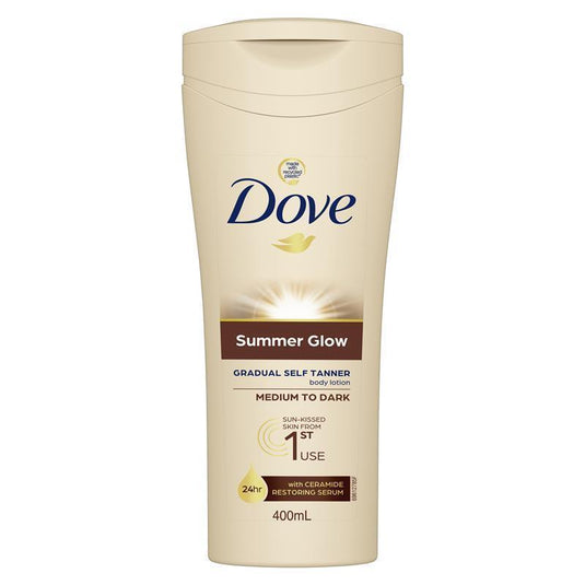Dove Summer Glow Medium - Dark Skin 400ml