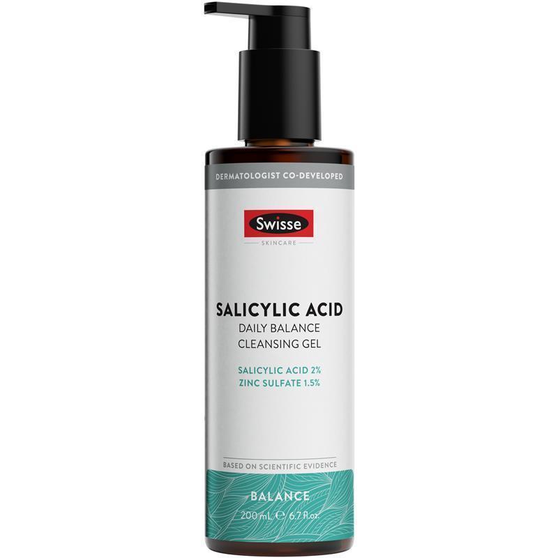Load image into Gallery viewer, Swisse Skincare Salicylic Acid Daily Balance Cleansing Gel 200ml
