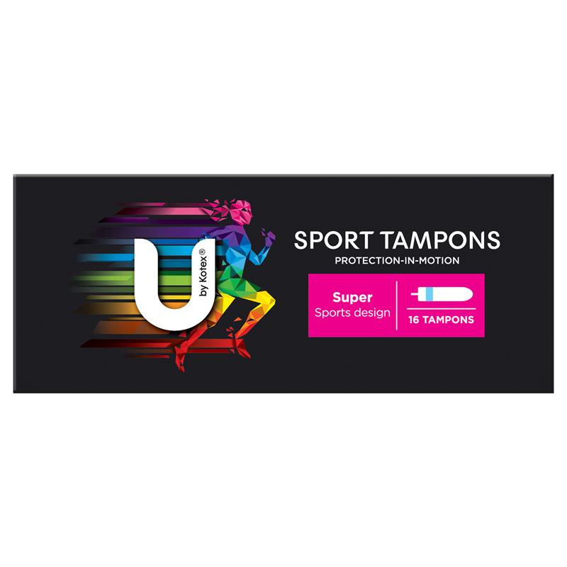 Load image into Gallery viewer, U By Kotex Sport Tampons Super 16 Pack
