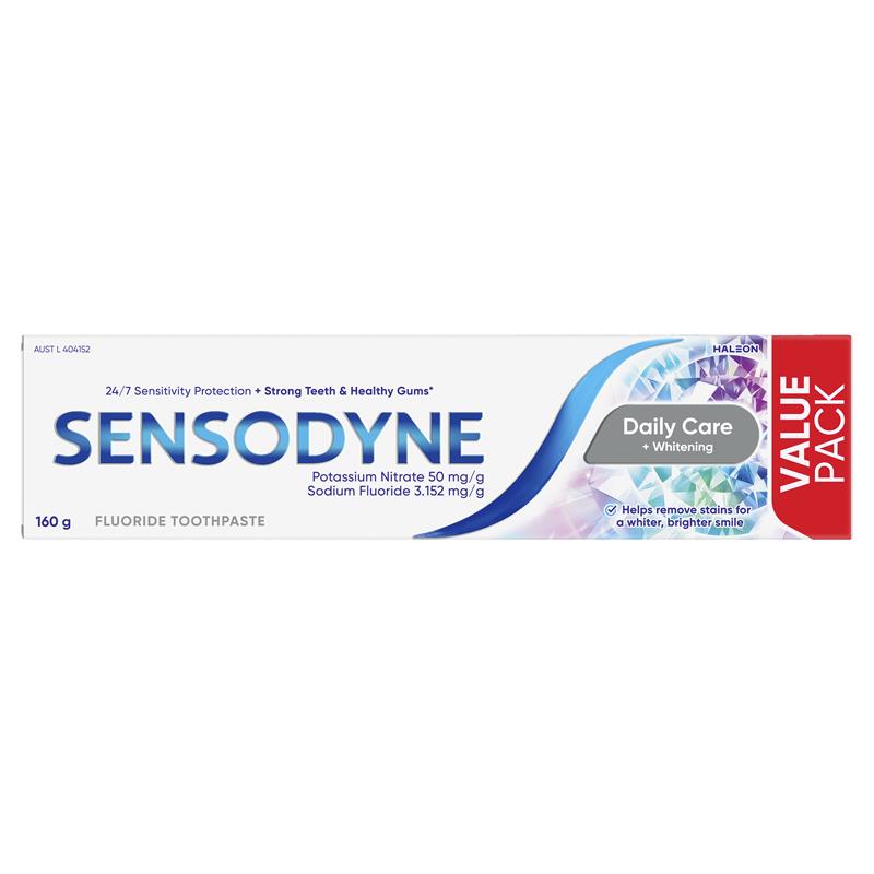 Load image into Gallery viewer, Sensodyne Toothpaste Daily Care + Whitening 160g Exclusive Size
