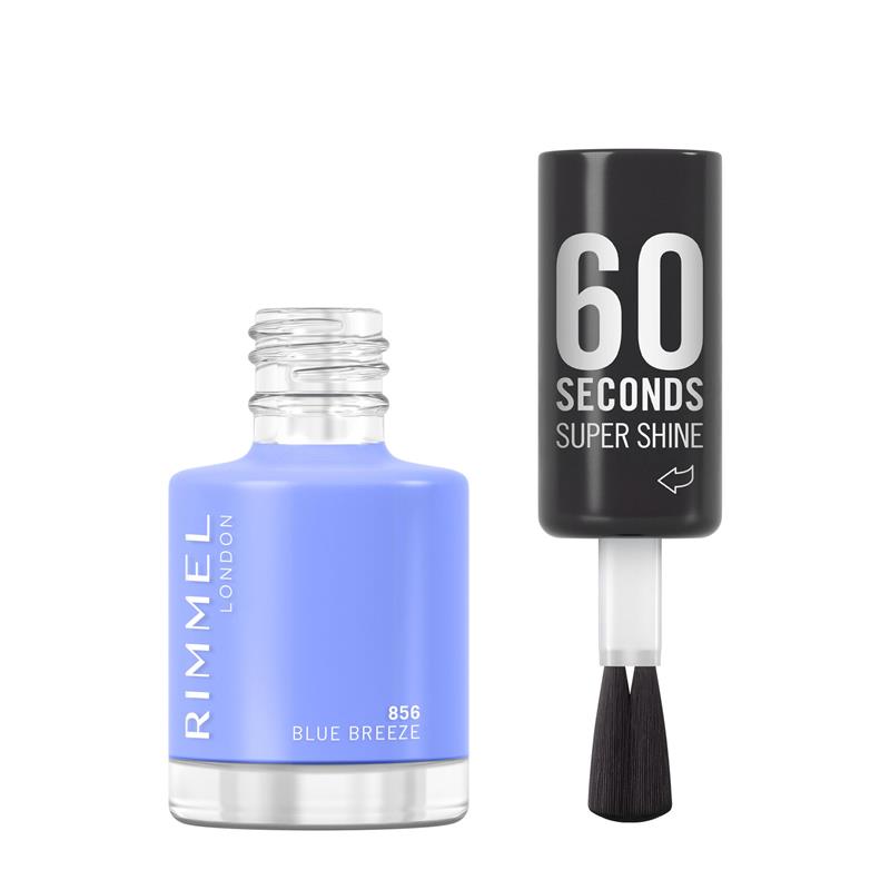 Load image into Gallery viewer, Rimmel 60 Seconds Nail Polish 856 Blue Breeze
