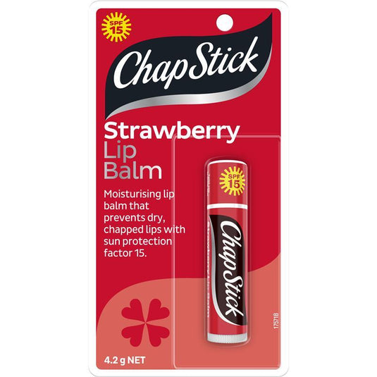 Chapstick Lip Balm Strawberry SPF15+ 4.2g