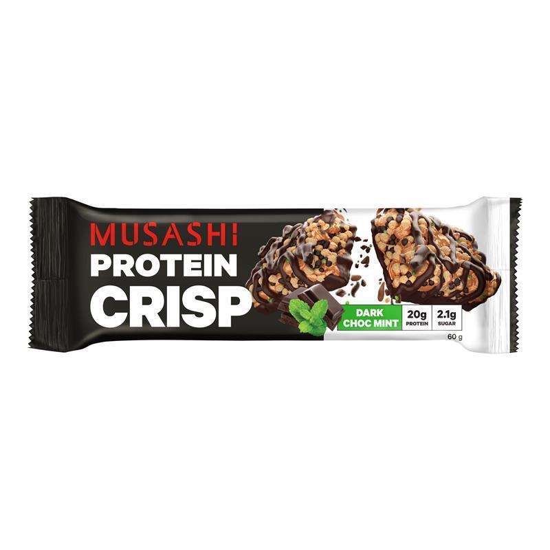 Load image into Gallery viewer, Musashi Protein Crisp Bar Choc Mint 60g
