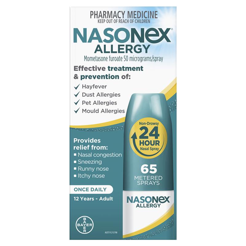 Load image into Gallery viewer, Nasonex Allergy Non-Drowsy 24 Hour Nasal Spray 65 Sprays
