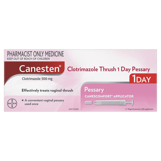 Canesten 1 Day Thrush Treatment Pessary - Clotrimazole (S3)
