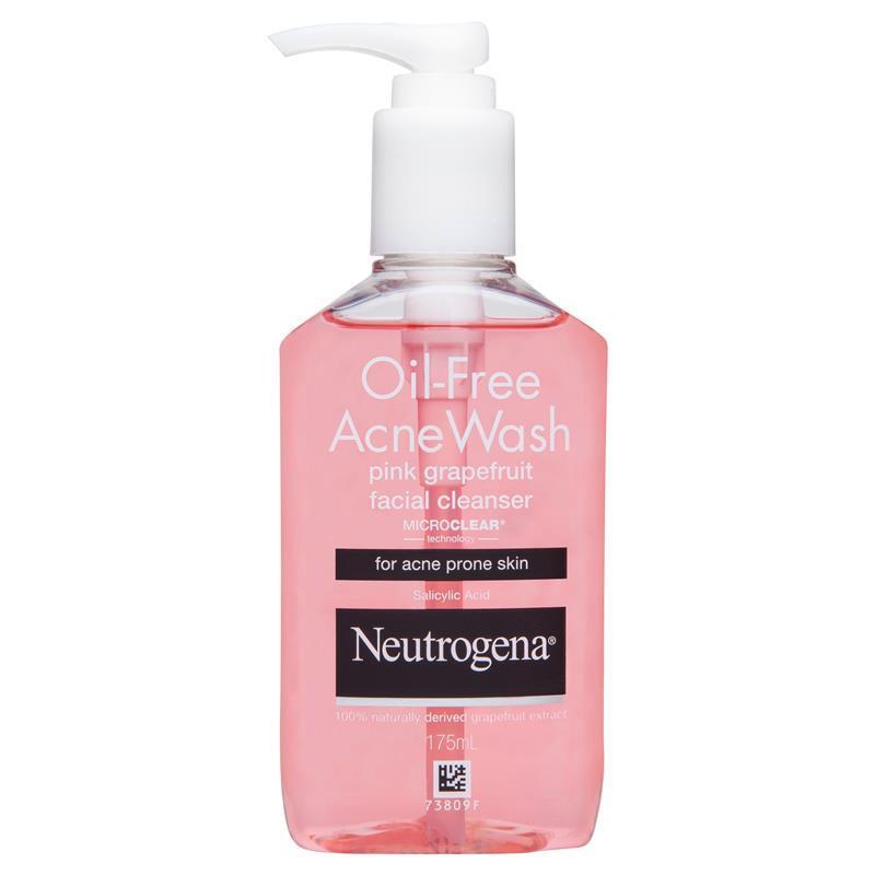 Load image into Gallery viewer, Neutrogena Oil Free Acne Wash Pink Grapefruit Facial Cleanser 175ml
