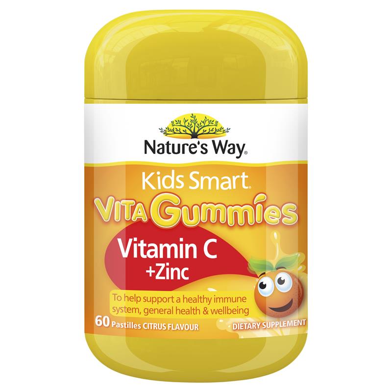 Load image into Gallery viewer, Nature's Way Kids Smart Vita Gummies Vitamin C + Zinc 60 Pastilles
