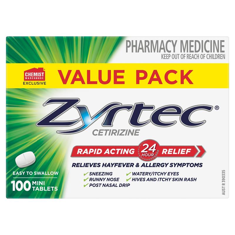 Load image into Gallery viewer, Zyrtec 10mg 100 Tablets Exclusive Size

