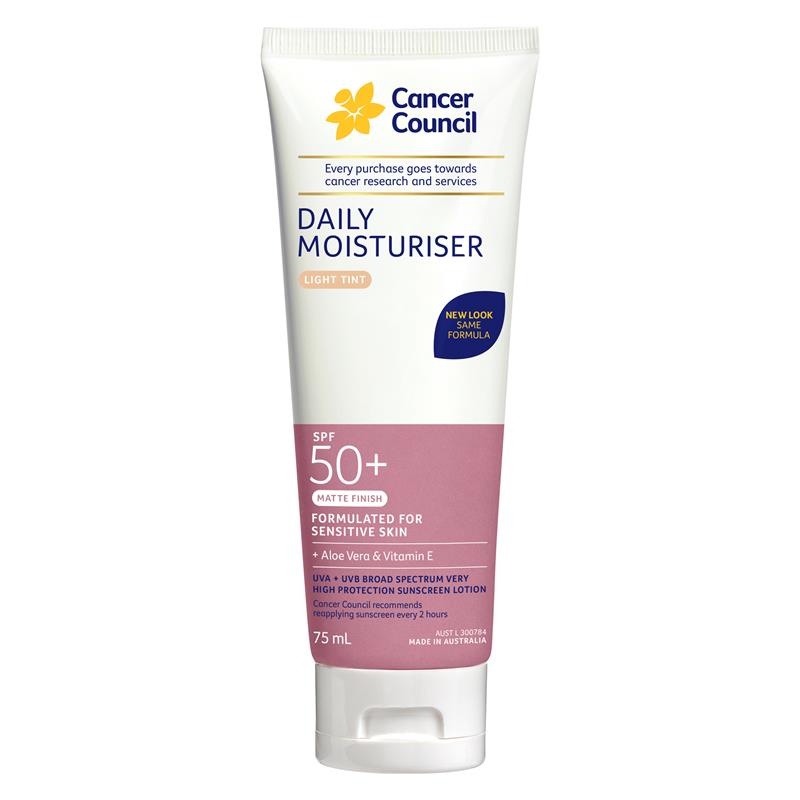 Load image into Gallery viewer, Cancer Council SPF 50+ Day Wear Face Matte Light Tint 75ml Tube
