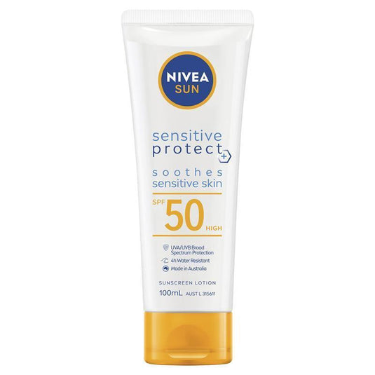 NIVEA Sun Sensitive Protect SPF50 Sunscreen Lotion 100ml