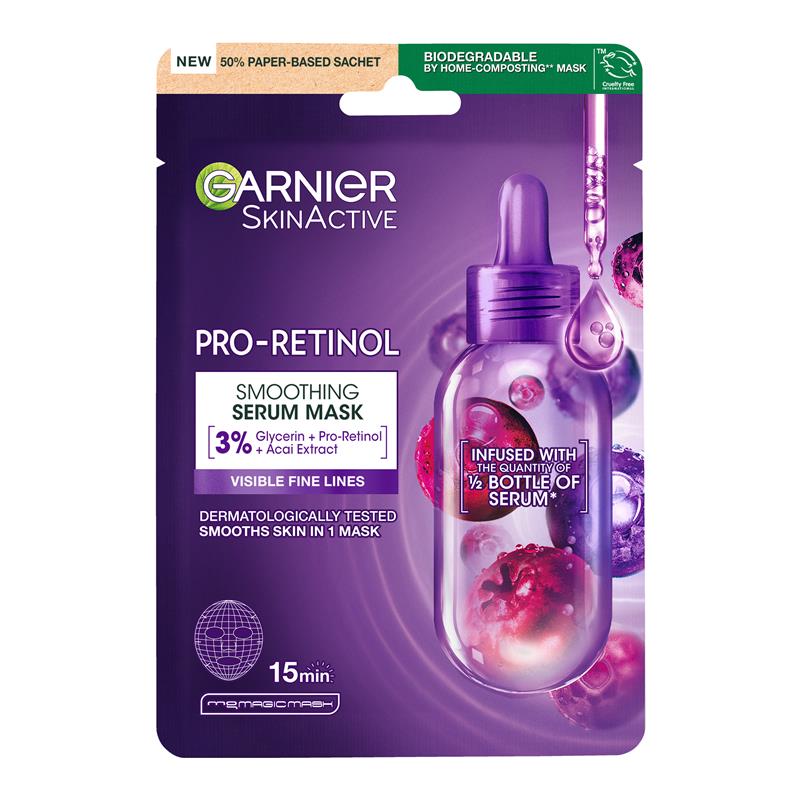 Load image into Gallery viewer, Garnier Pro-Retinol Serum Mask 15ml
